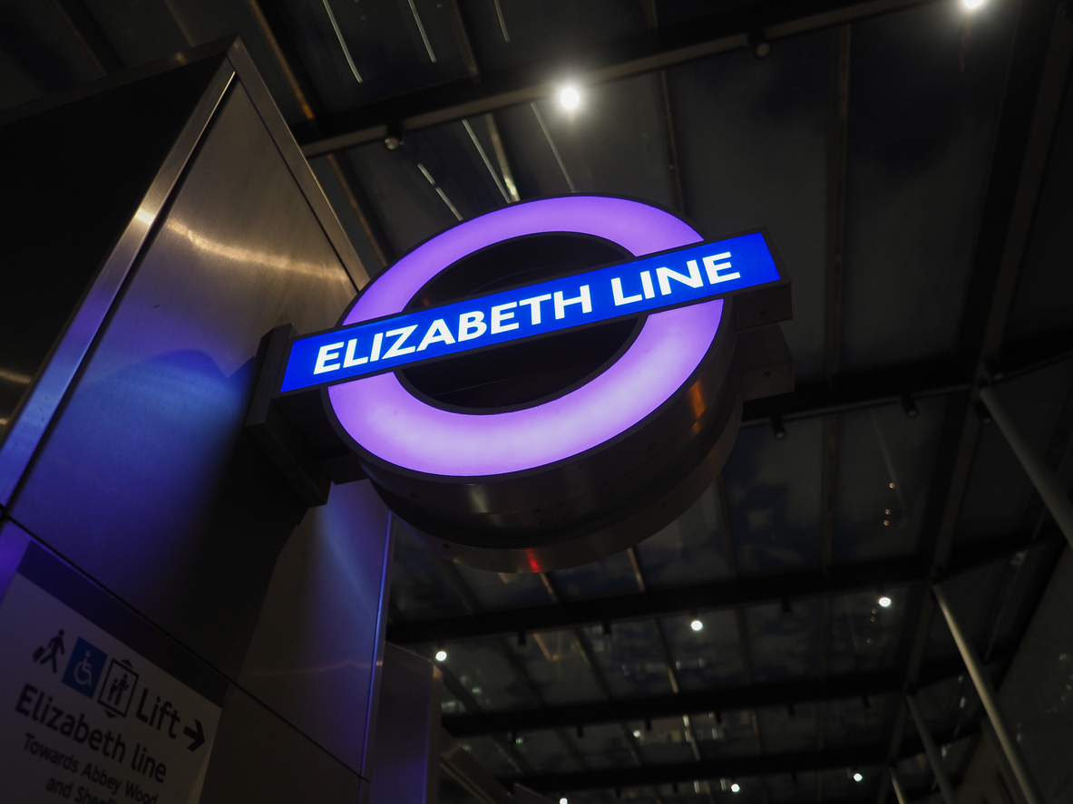 Picture of Elizabeth Line sign